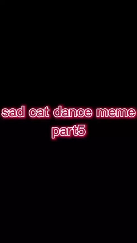 SAD CAT DANCE MEME
