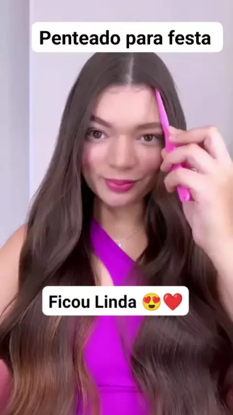 Mania de Penteado on Instagram: “Para o passo à passo visite nosso canal no  .👇🏼…