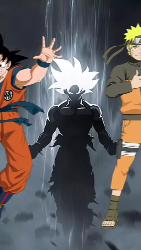 Fusão de Naruto e Goku, como DESENHAR 