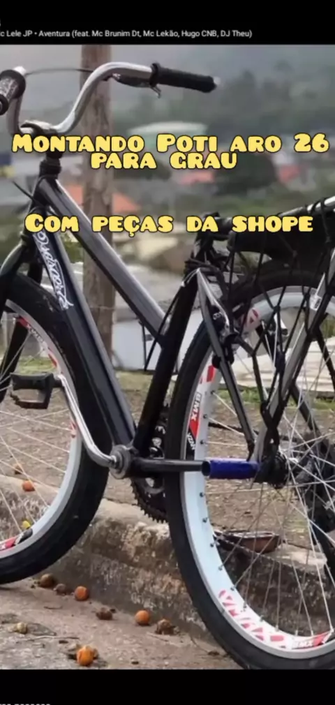 montando montadinha motorizada de manobras pra grau com peças Shopee #