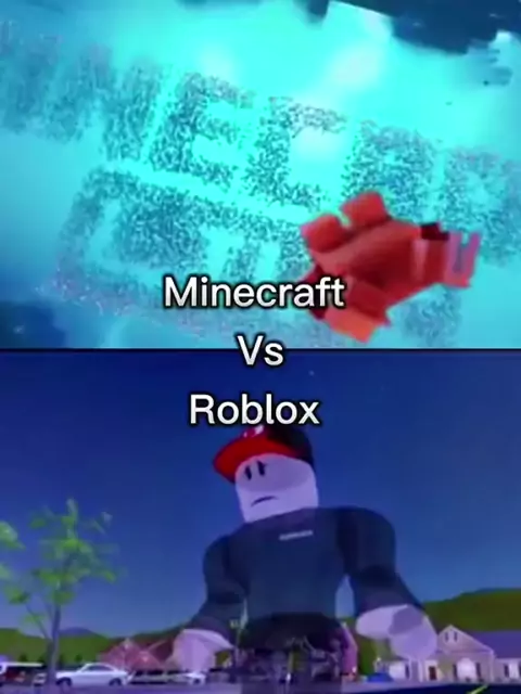 MINEBLOX - Minecraft vs Roblox Animation on Make a GIF