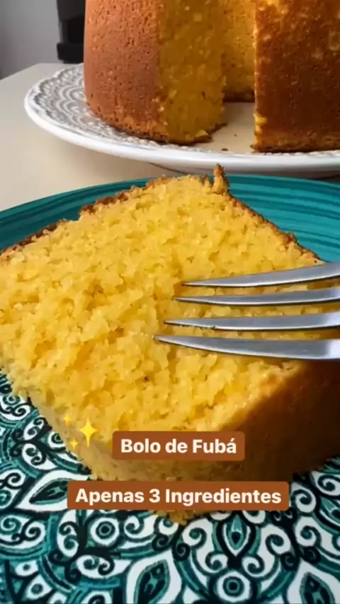 Receita de bolo de milho de 4 ingredientes • Ana Maria Braga