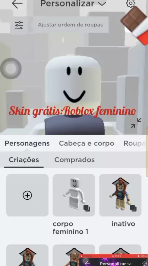 personagens roblox feminino