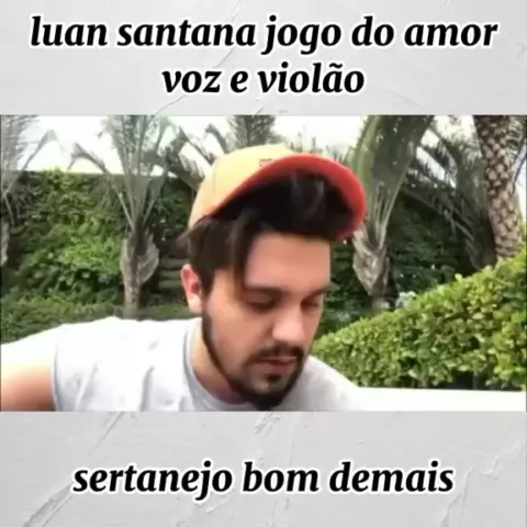 Jogo Do Amor  Luan Santana (Voz e Violão) 