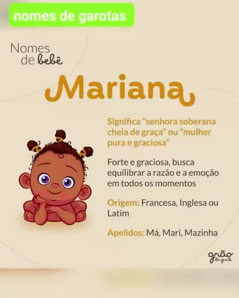 Respondendo a @Mariana Dias Lindos Nomes Bíblicos para meninas