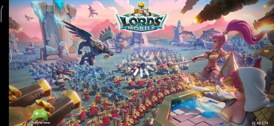 Desapego Games - Lords Mobile > Conta 500M (900K gemas, Skins Castelo e  Heróis pagos, Vigilante quase Lendário)