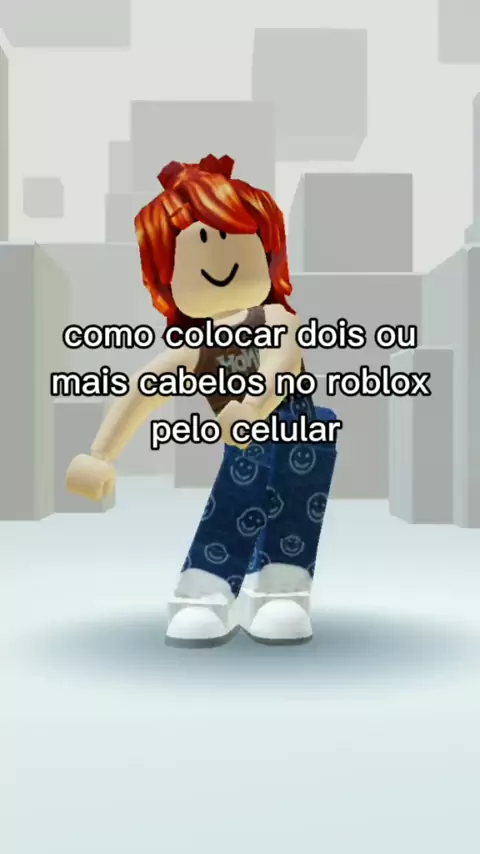 COMO COLOCAR DOIS CABELOS NO ROBLOX PELO PC 2022.. 