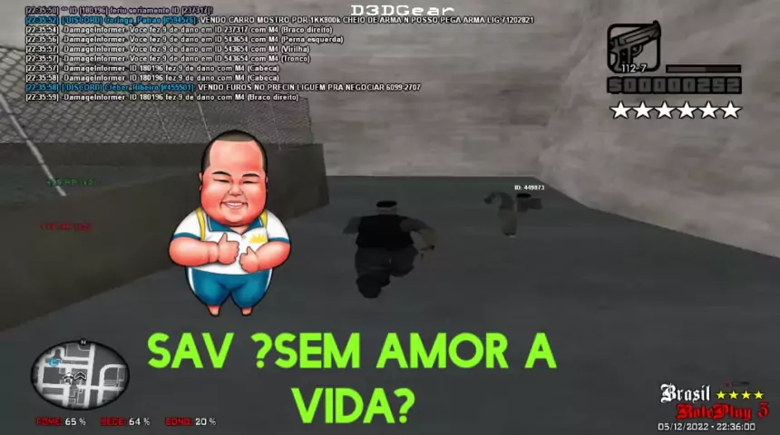 VIDA DE UM STAFF NO SERVIDOR Brasil Roleplay - GTA SAMP ANDROID/PC 