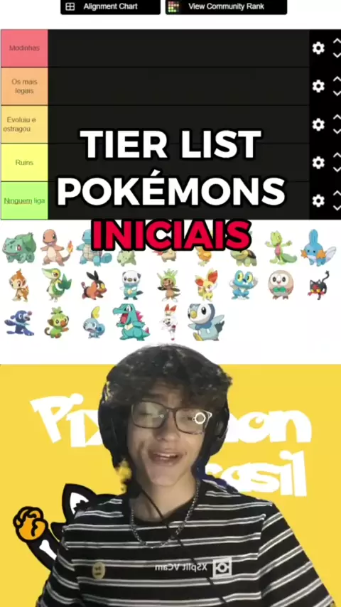 Tier list de todos os Pokémon de Unova