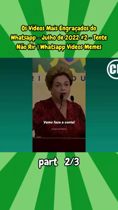 Os Vídeos Mais Engraçados do Whatsapp - Outubro de 2022 #2 - Tente Não Rir