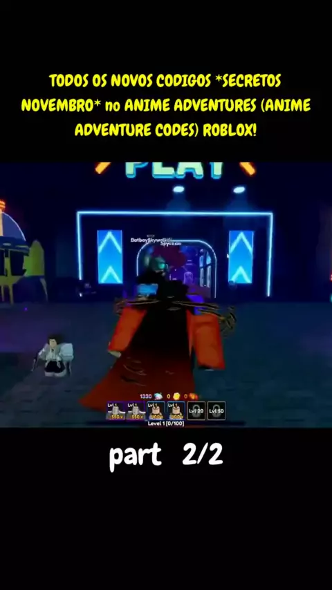 NEW** ALL NEW ANIME ADVENTURE CODES IN ROBLOX 2022