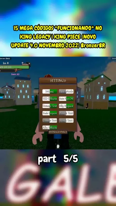 NEW* ALL WORKING UPDATE 4.65 CODES FOR KING LEGACY! ROBLOX KING LEGACY  CODES 