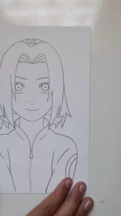 como desenhar a Sakura Haruno do anime naruto clássico passo a passo #