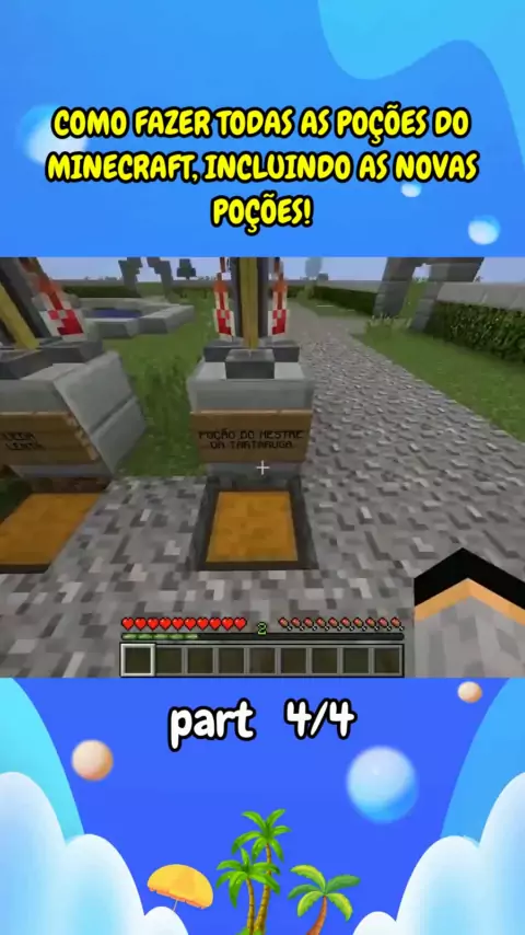 Guia de Poções do Minecraft