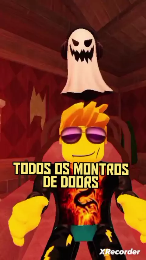 TODOS OS MONSTROS DE DOORS ROBLOX e TODAS AS JUMPSCARES DE DOORS