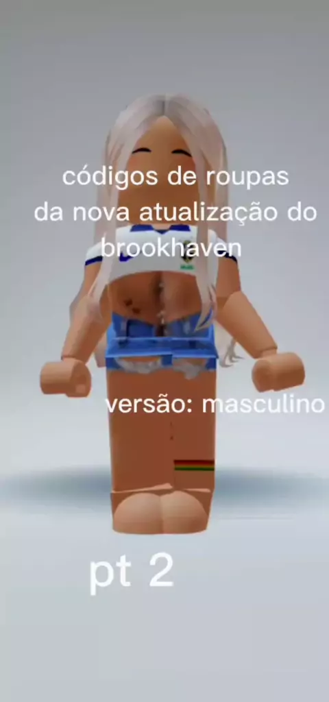 ideia de roupas femininas para a nova atualização do brookehaven