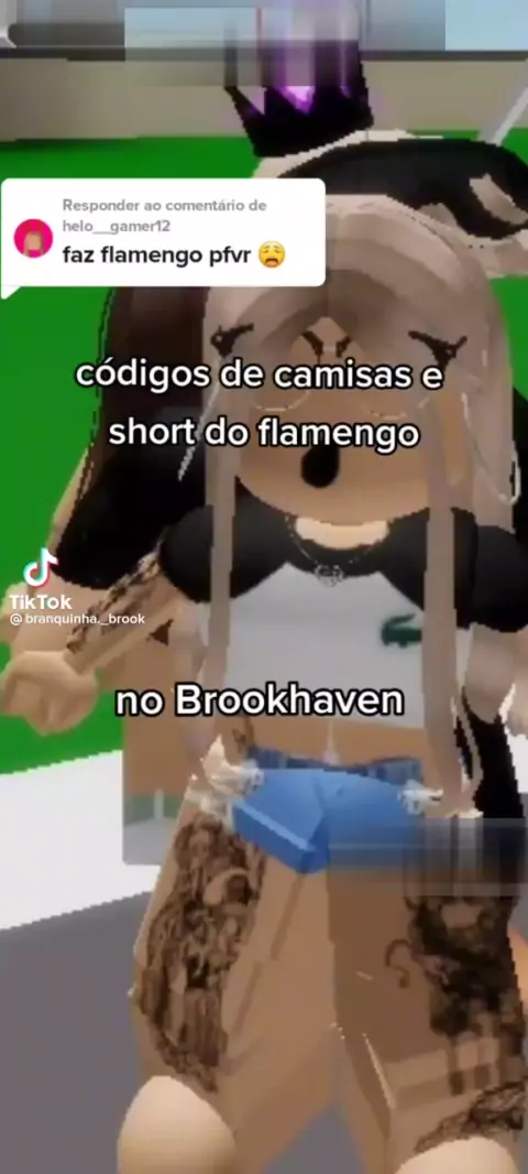 código de roupa no roblox brookhaven flamengo
