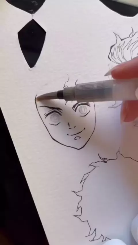 desenho para desenhar do tanjiro
