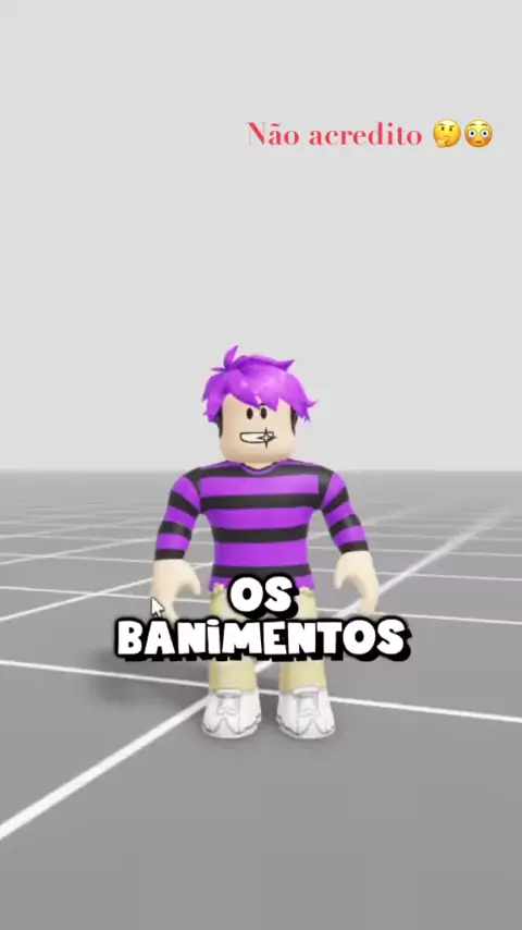 ELE FOI BANIDO do ROBLOX POR FALAR SIM KKKKKKK 