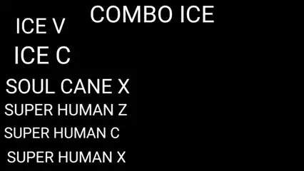 Ice + Soul Cane + Superhuman 』 1 Shot Combo (Blox Fruits) 