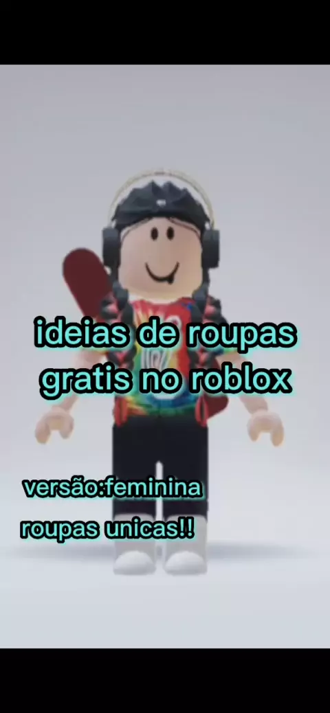 Roblox-ideias de skin gratis (versão feminina)🐨