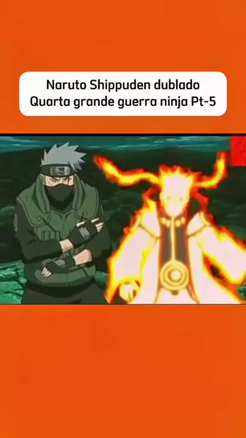 MINATO VS TOBI DUBLADO EM PORTUGUÊS, NARUTO SHIPPUDEN DUBLADO #naruto