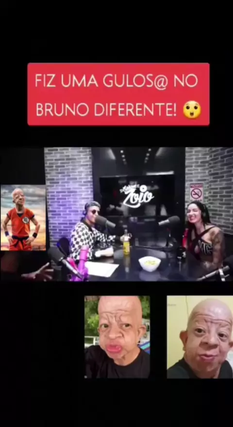 Bruno Diferente fazendo caretas #brunodiferente #toguro #mansaomaromba