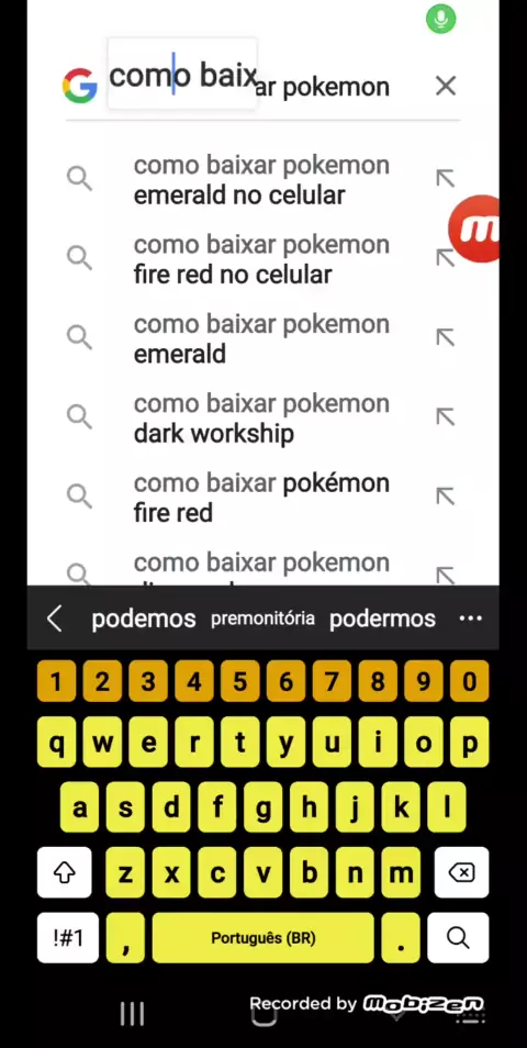 Faça o download de Pokémon Fire Red e jogue no celular!