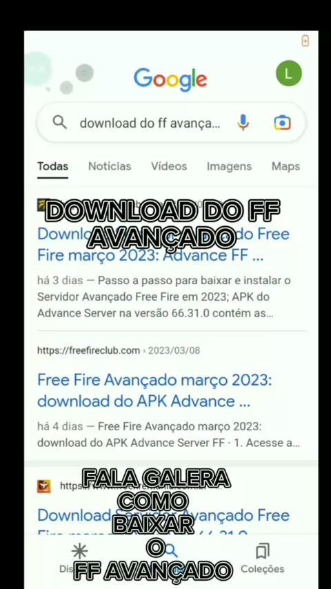 COMO BAIXAR E JOGAR NO SERVIDOR AVANÇADO DO FREE FIRE 2023!! COMO COLOCAR O  CÓDIGO! 