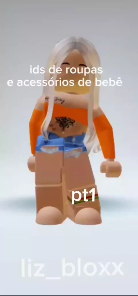 roupa do roblox para bebe