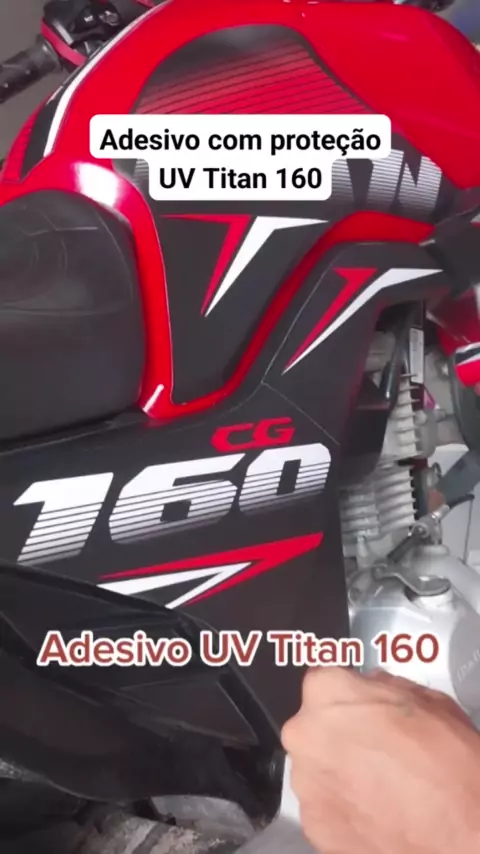 Adesivos Cg 160, Adesivos PERSONALIZADOS, Adesivos moto, Adesivos grau,  Adesivos osascorte