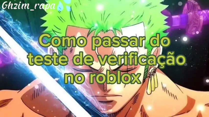 como ter verificado no roblox