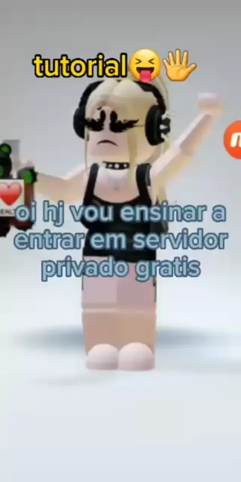 tutorial de como ter servidor privado no Roblox 🎮 -espero que vocês