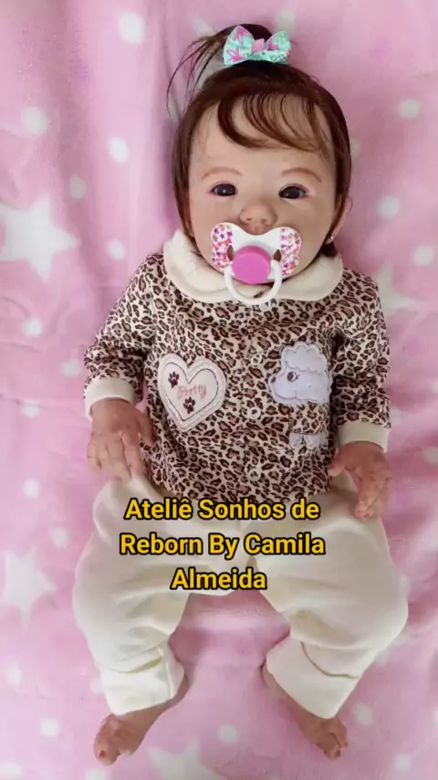 Boneca Bebe Reborn Realista Camila