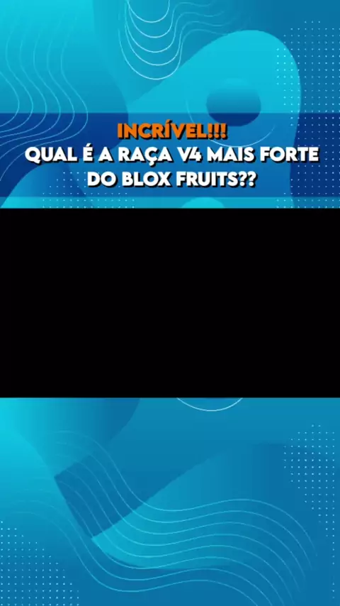 Melhores Raças do Blox Fruits! #bloxfruits #roblox