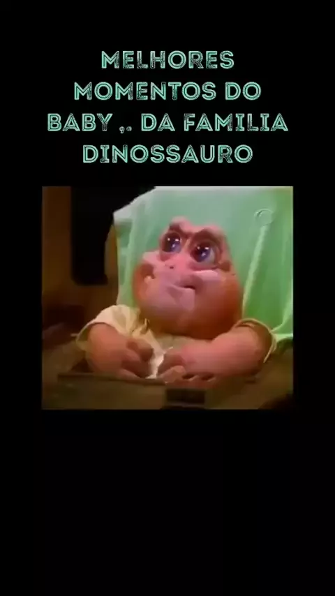 Baby fazendo porcaria (Família Dinossauros) 