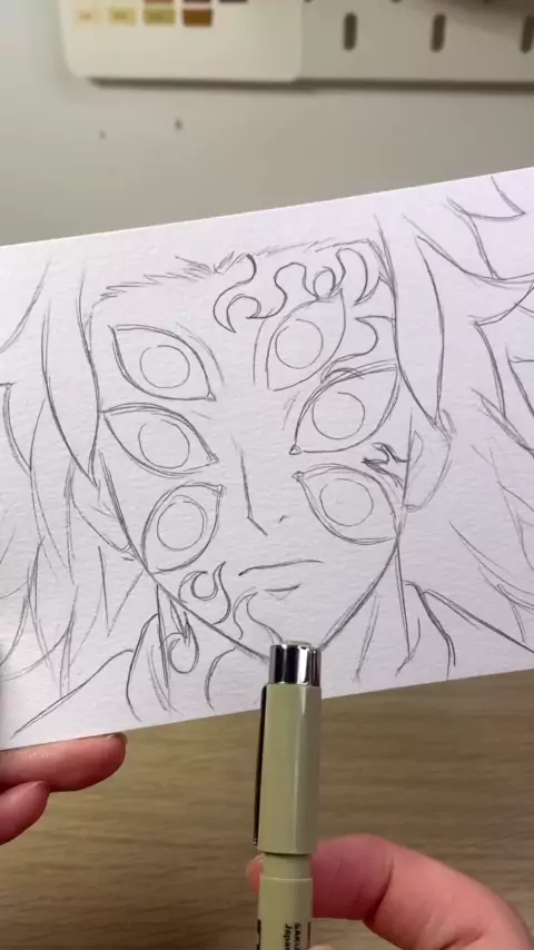 Desenhando KUKOSHIBO DEMON SLAYER [Kimetsu no Yaiba] 
