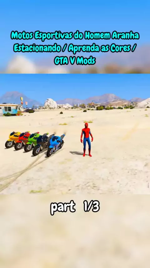 MOTOS Esportivas com HOMEM ARANHA e SUPER HERÓIS no Desafio na