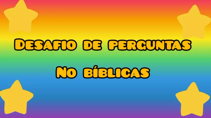 JOGO DE PERGUNTAS BÍBLICAS INFANTIL - Desafio / Quiz Bíblico para