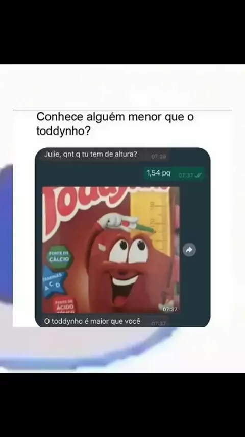 meme altura do toddynho