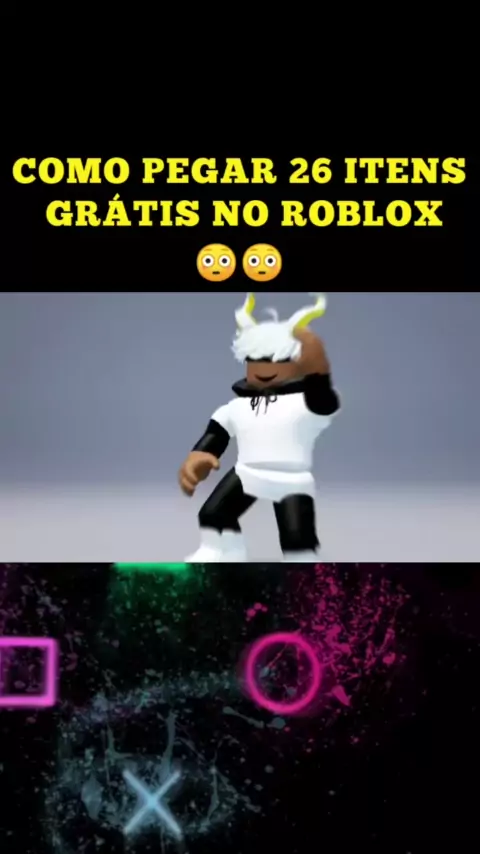 12 itens GRÁTIS no Roblox 