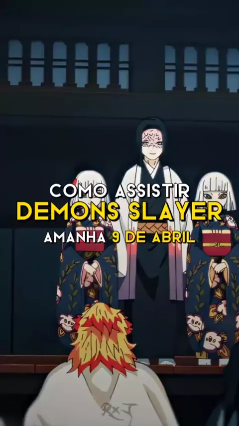 como assistir a terceira temporada de demon slayer #anime