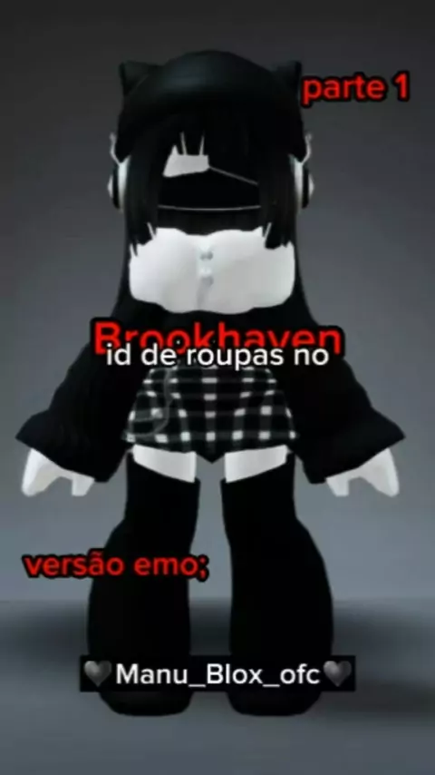 ID DE ROUPA INDIE KID PRA USAR NO BROOKHAVEN 🏡 #brookhaven #roblox 