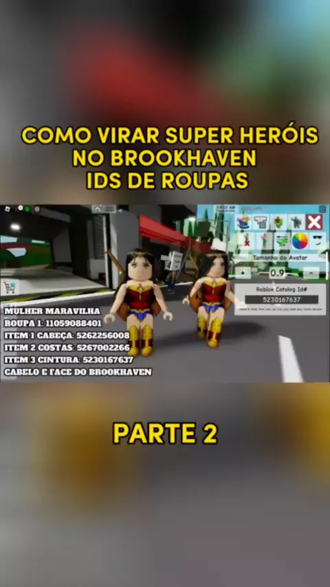 ID DA ROUPA DO HOMEM ARANHA NO BROOKHAVEN - ROBLOX 