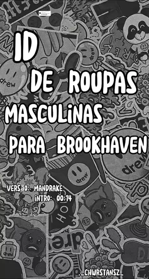 id de roupa no brookhaven mandrake de cansaco 2022