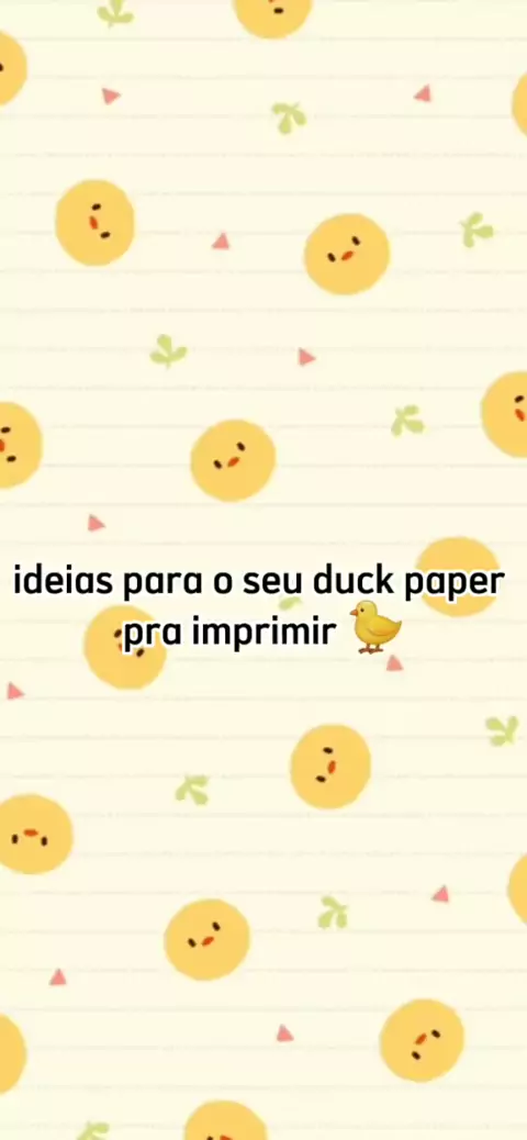 Personalizados Paper Duck