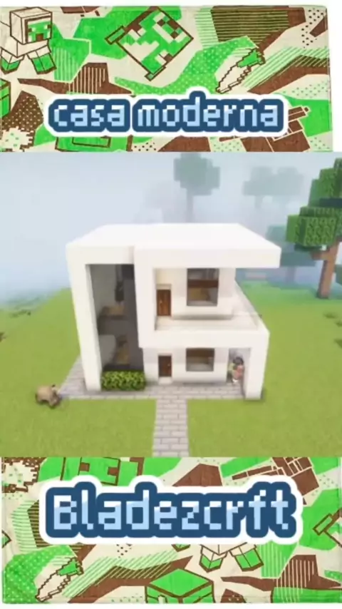 Minecraft Tutorial  Casa Moderna De Madeira 