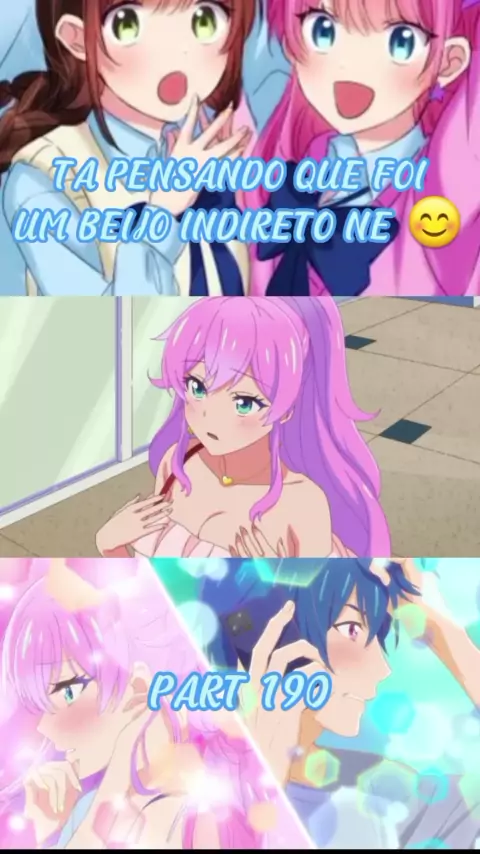 Por que o beijo indireto é um tropo de anime tão popular