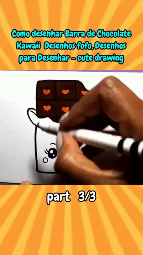 Como desenhar Cookies Kawaii fofo ❤ Desenhos Kawaii - Desenho para Desenhar  