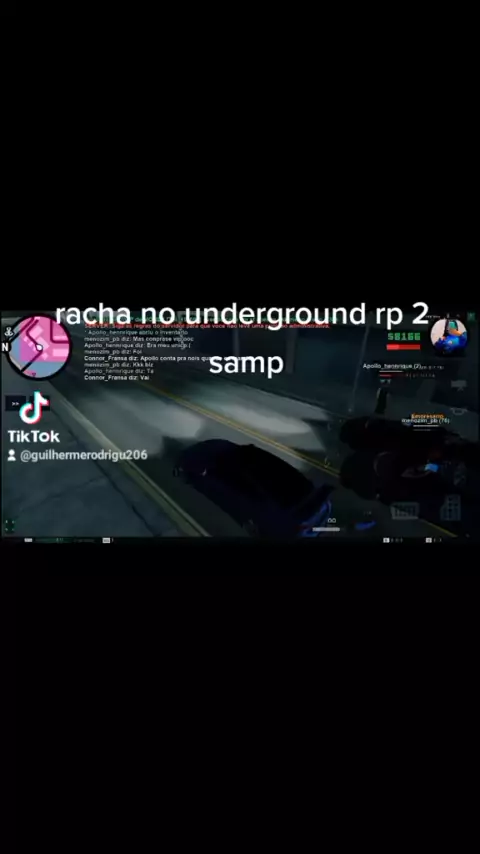 CRIANDO UMA CONTA NO UNDERGROUND RP 2 GTA SAMP 